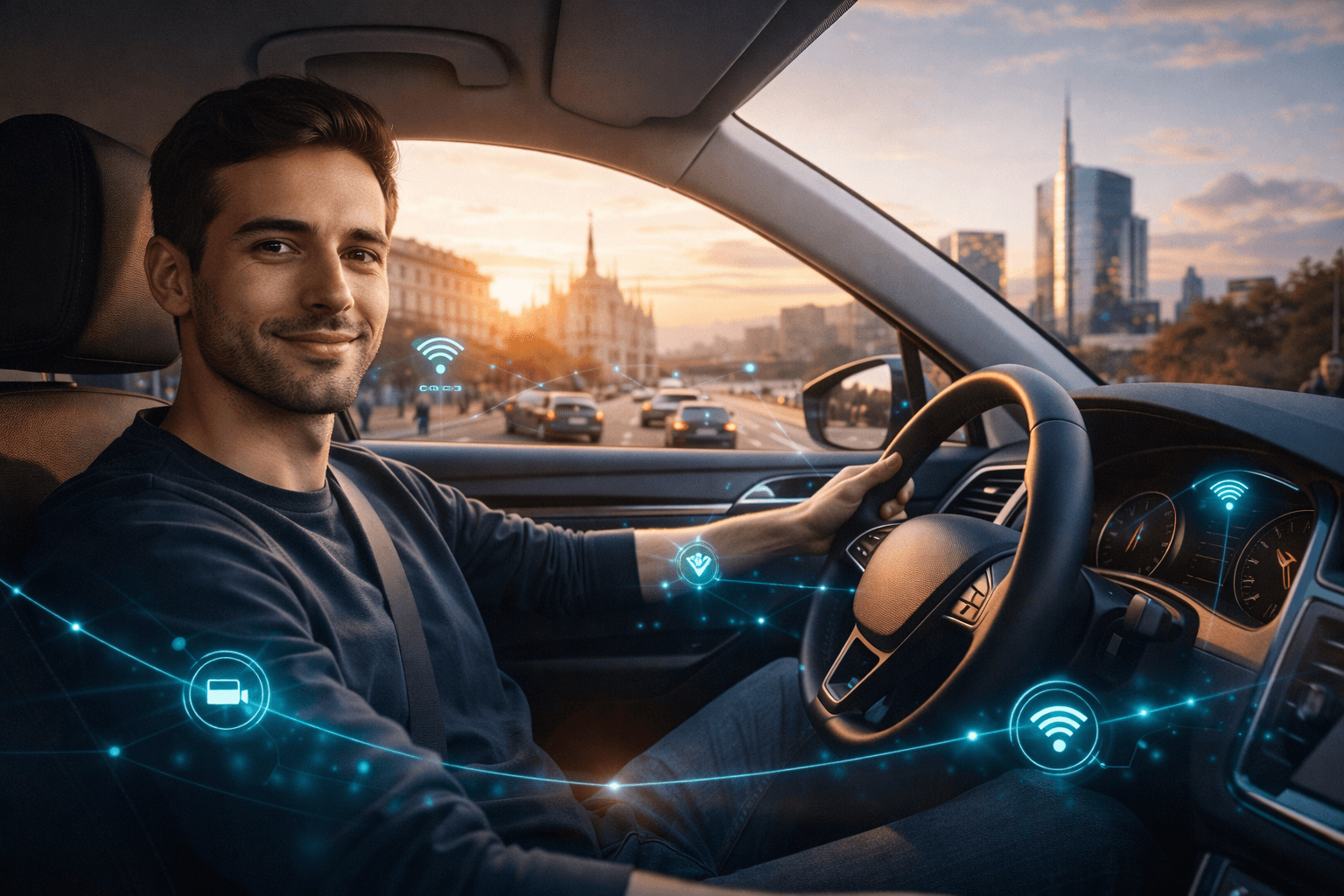 Veicoli interconnessi e tecnologia V2X: come cambieranno mobilità e assicurazione auto 